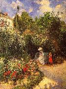 Camille Pissarro El Jarden de Pontoise Spain oil painting artist